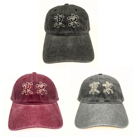 ウォッシュドキャップ 刺繡 東京 WASHED CAP TOKYO