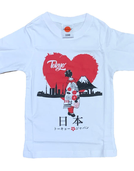 KIDS T‐SHIRTS 舞妓　子供　Tシャツ