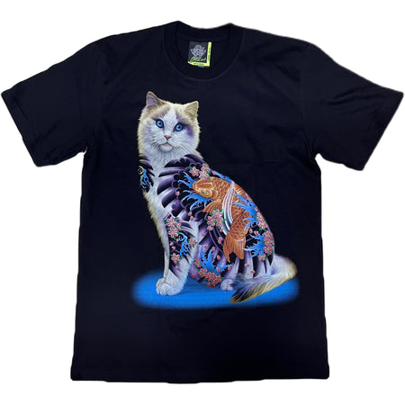ROCK EAGLE  Tシャツ  ネコ