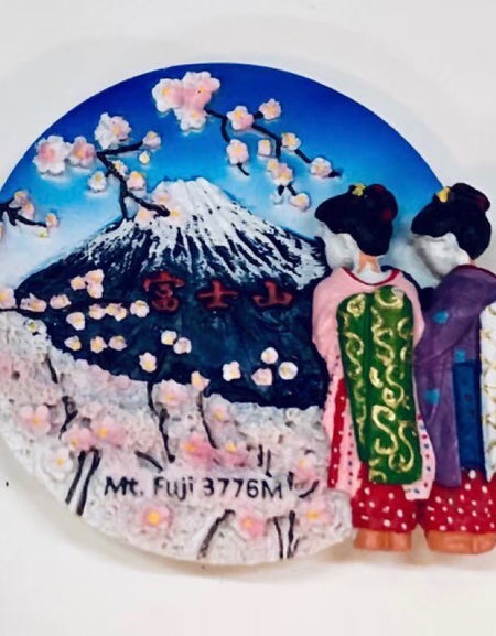 マグネット 丸型 舞妓　