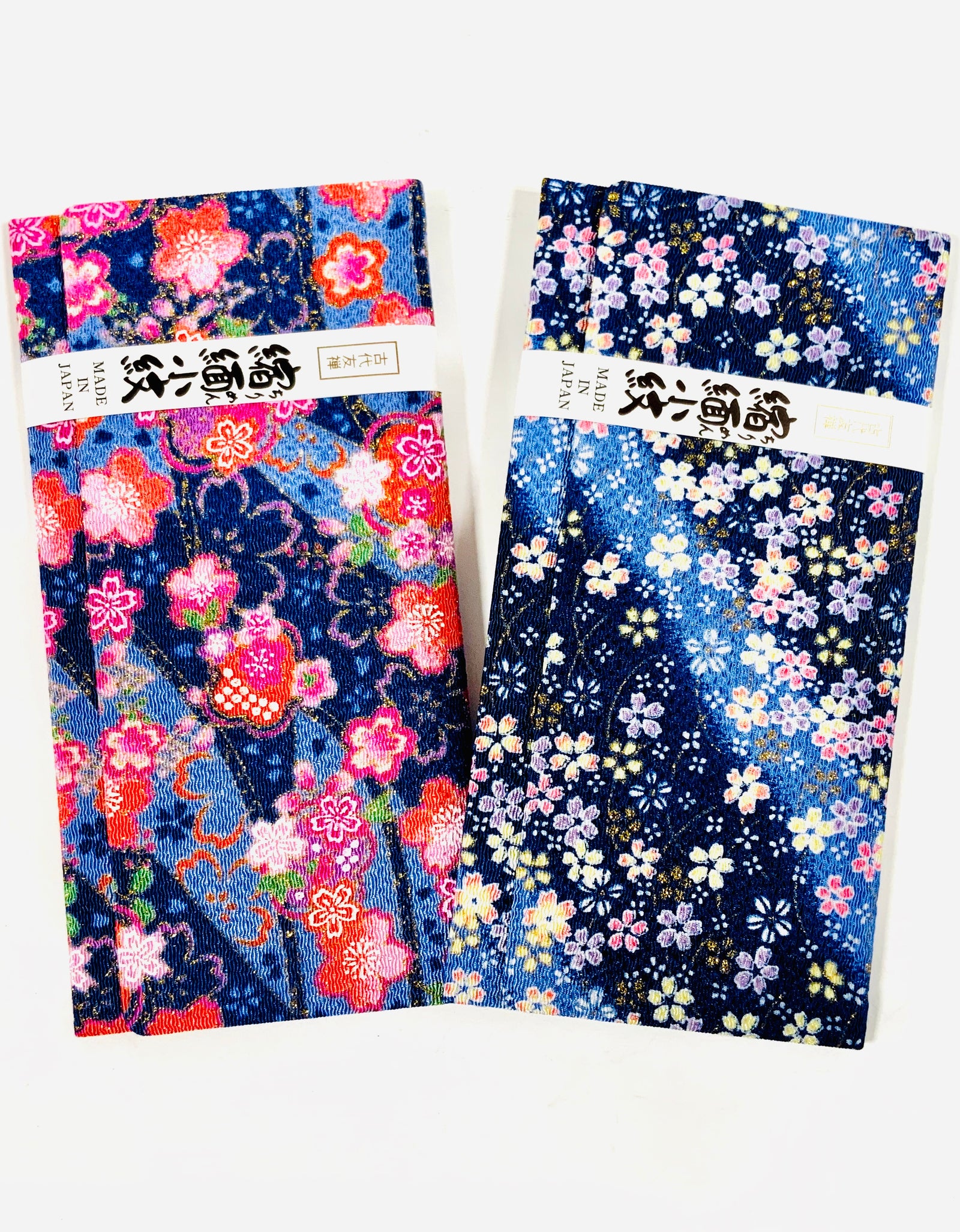 日本製 ちりめん 長財布 お札入れ バラ合財