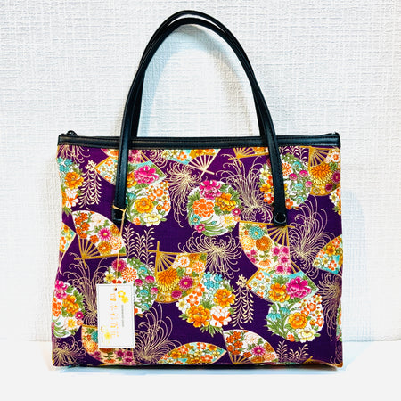 日本製 天チャック 2本手 バッグ