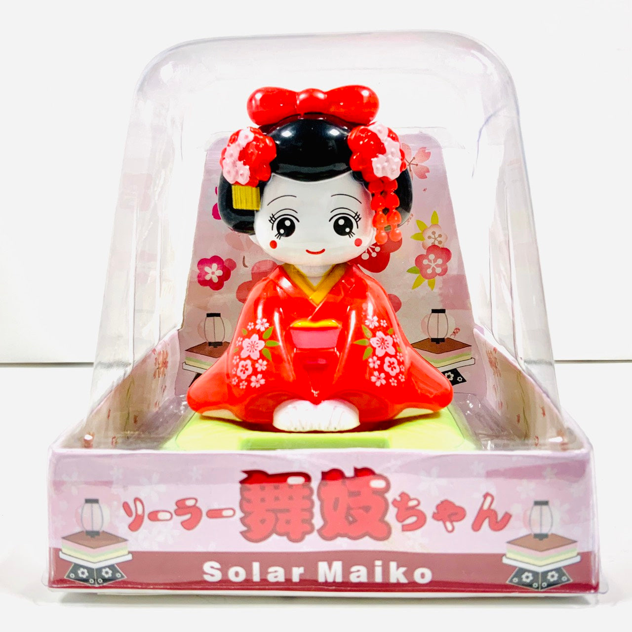 ソーラー フィギュア 舞妓 こけし　