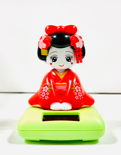 ギャラリービューアに画像を読み込む, ソーラー フィギュア 舞妓 こけし　
