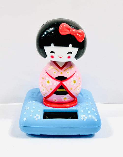 ギャラリービューアに画像を読み込む, ソーラー フィギュア 舞妓 こけし　
