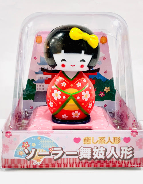 ギャラリービューアに画像を読み込む, ソーラー フィギュア 舞妓 こけし　
