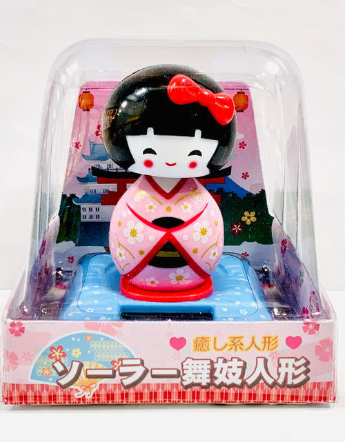 ギャラリービューアに画像を読み込む, ソーラー フィギュア 舞妓 こけし　

