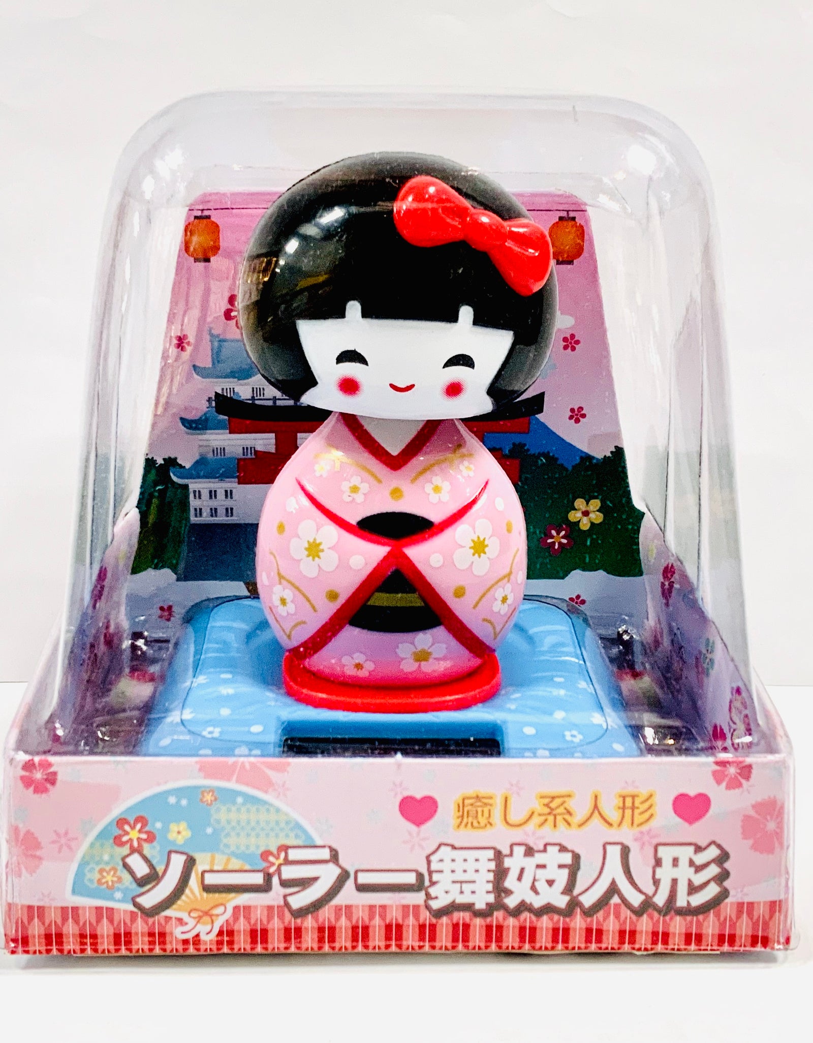 ソーラー フィギュア 舞妓 こけし　