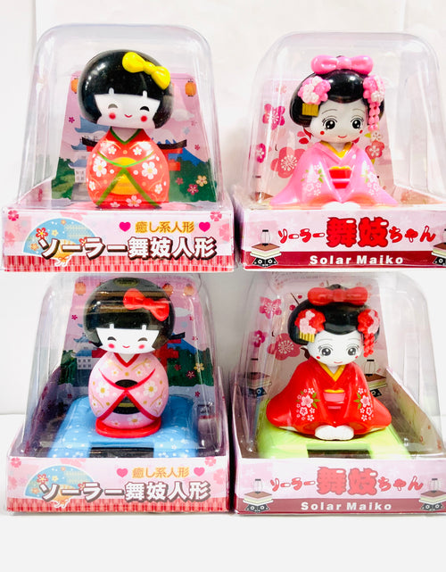 ギャラリービューアに画像を読み込む, ソーラー フィギュア 舞妓 こけし　
