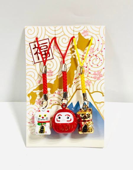 鈴 根付け 3P set