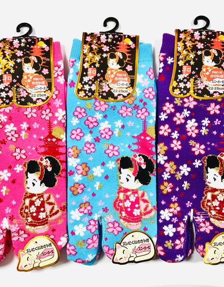 足袋ソックス レディース 舞妓花びら　