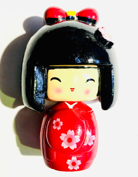 ふりふり マグネット こけし