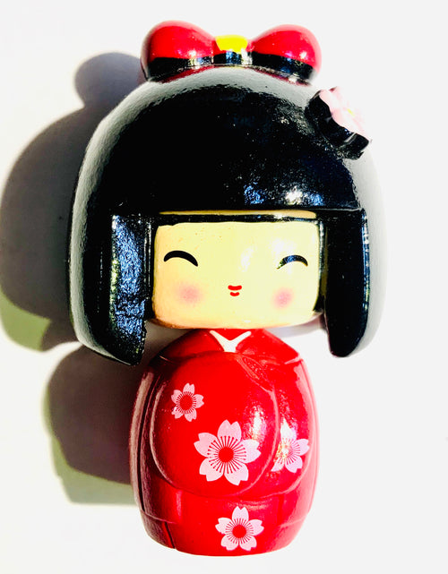 Load image into Gallery viewer, ふりふり マグネット こけし

