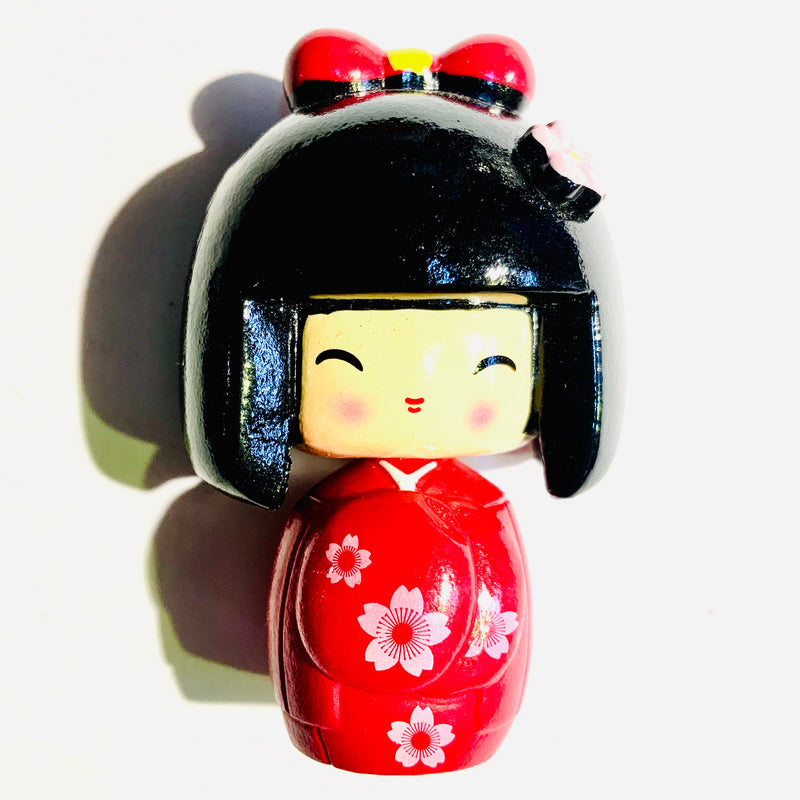 揺れる ふりふり マグネット こけし 東京 日本 TOKYO JAPAN Magnet