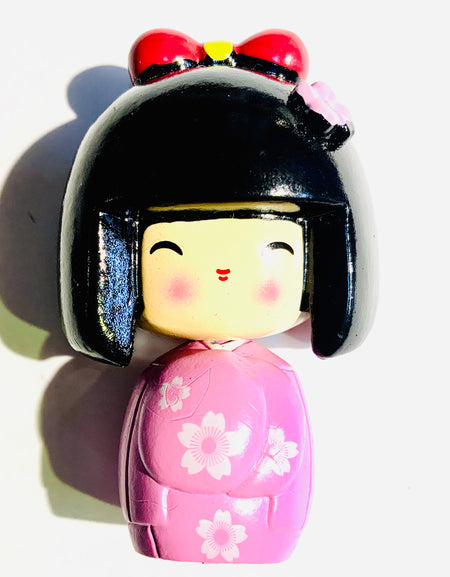 ふりふり マグネット こけし