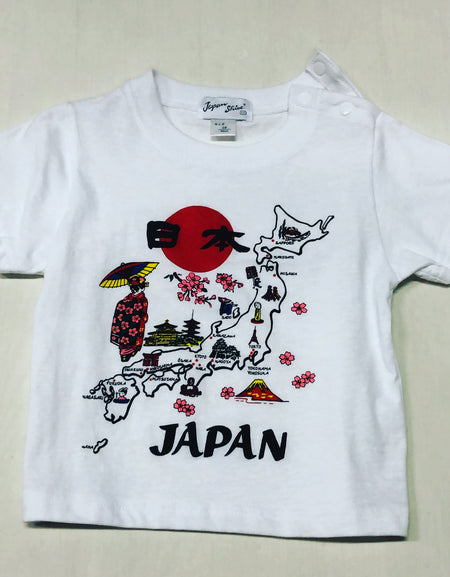 日本地図 kids Tシャツ