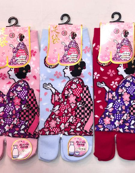 足袋ソックス レディース 桜花びら舞妓