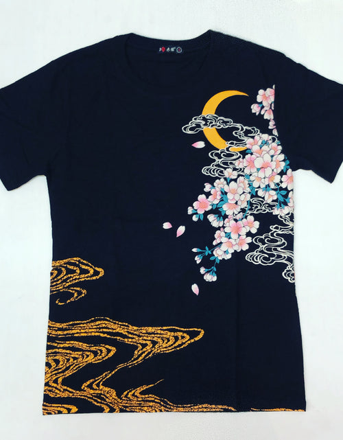 抜染 和 和柄 日本 お土産 Tシャツ 赤富士 葛飾 北斎 浮世絵 富士 