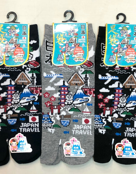 足袋ソックス レディース 日本地図