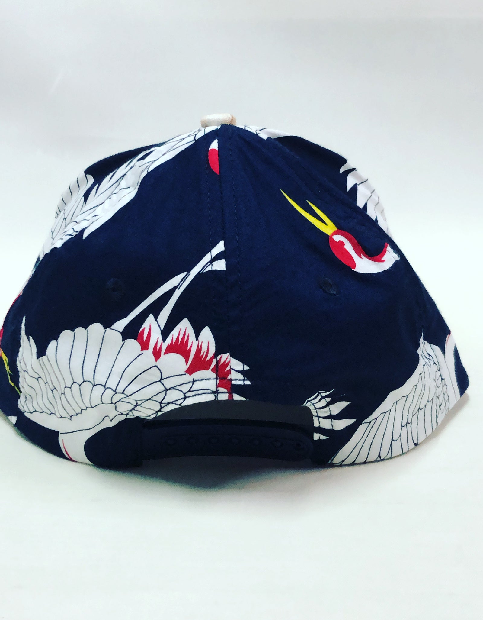 鶴 古典柄 総柄 Cap