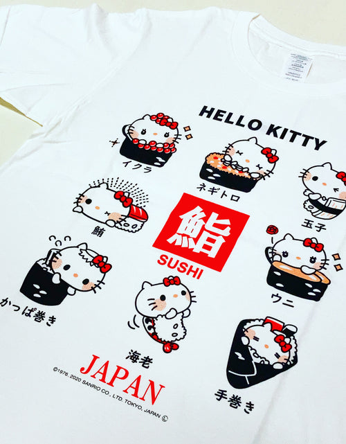 Load image into Gallery viewer, HELLO KITTY 寿司 Tシャツ
