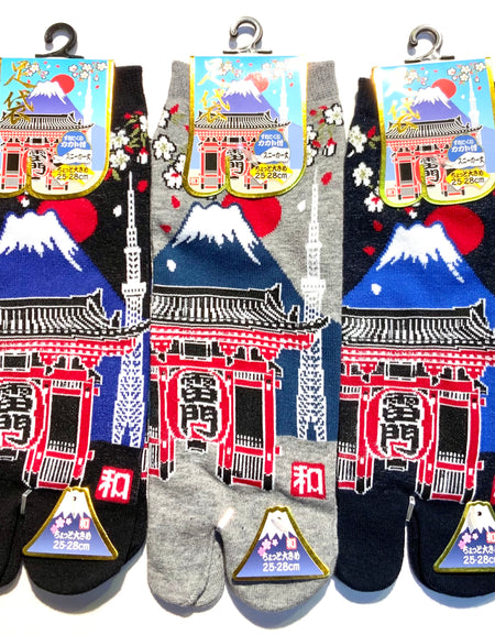 足袋ソックス メンズ 雷門　