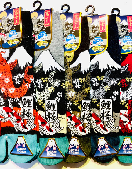 足袋ソックス メンズ 鯉　