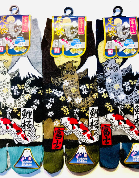 足袋ソックス メンズ 鯉　