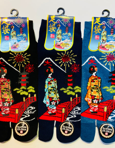 足袋ソックス メンズ 舞妓 花火　