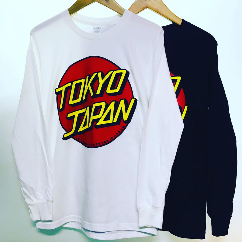 TOKYO JAPAN ロング Tシャツ パロディー ロンT 東京 日本 外国人