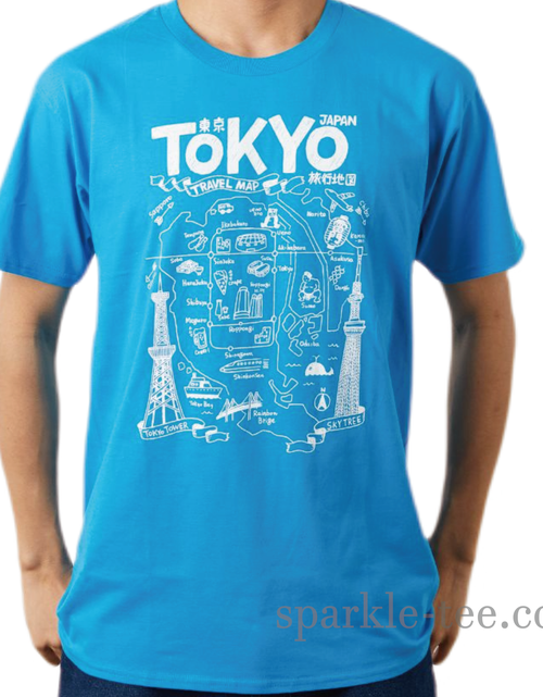 ギャラリービューアに画像を読み込む, TOKYO MAP Tシャツ
