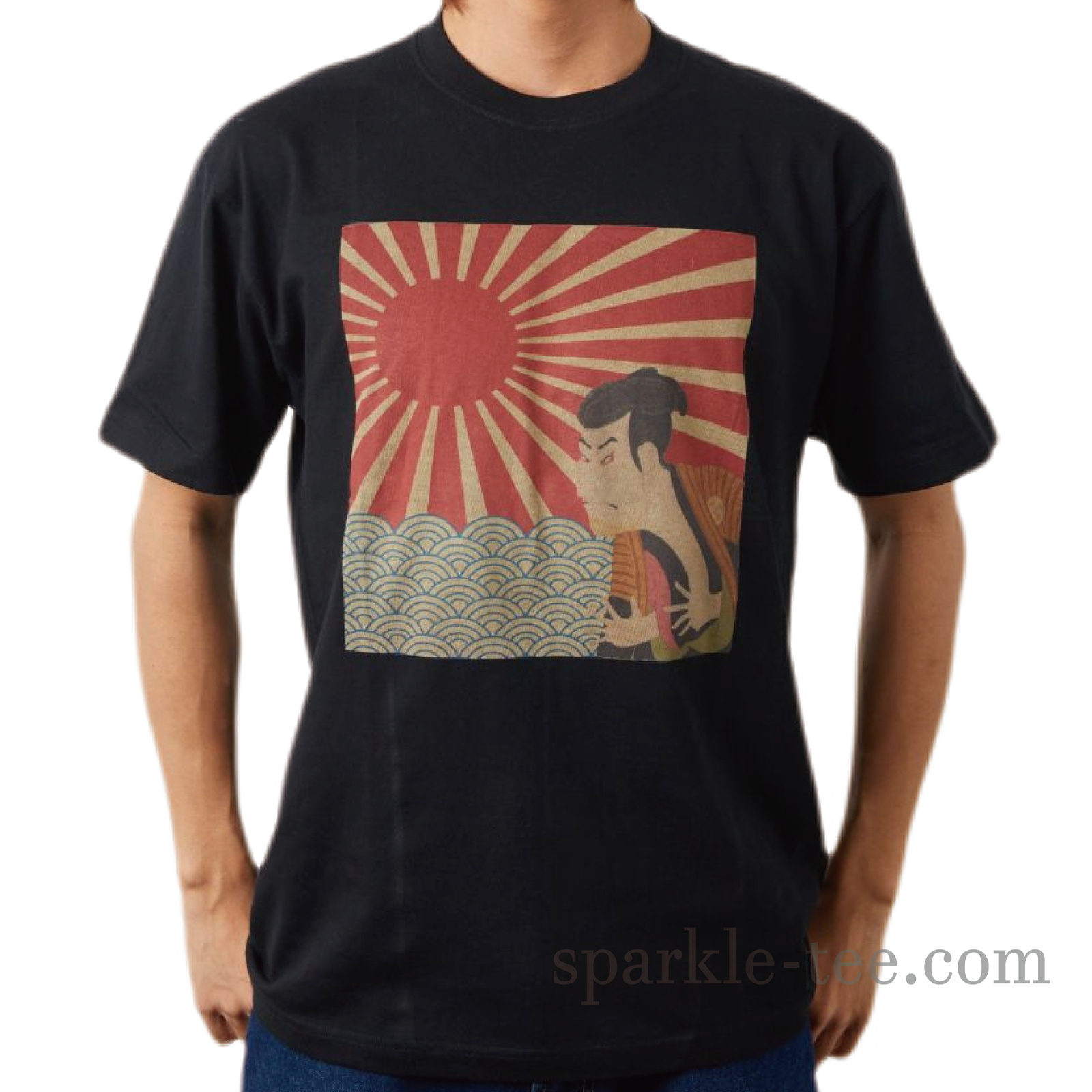 UK TRIBUTE Tシャツ 抜染 和 和柄 日本 お土産 Tシャツ 写楽 浮世絵 外国人 人気