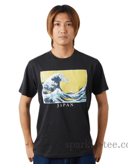 北斎  浪裏 Tシャツ
