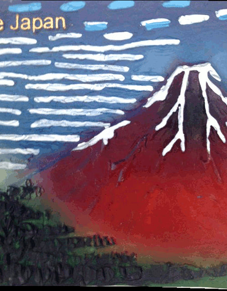 マグネット 北斎 赤富士　