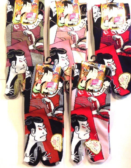 足袋ソックス レディース 浮世絵　